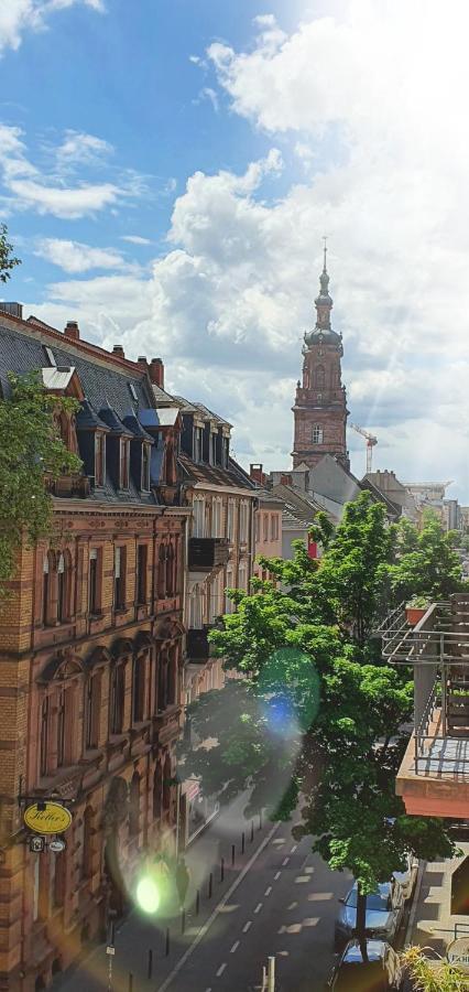Sonniges Zimmer Mit Balkon Im Herzen Mannheims Eksteriør bilde